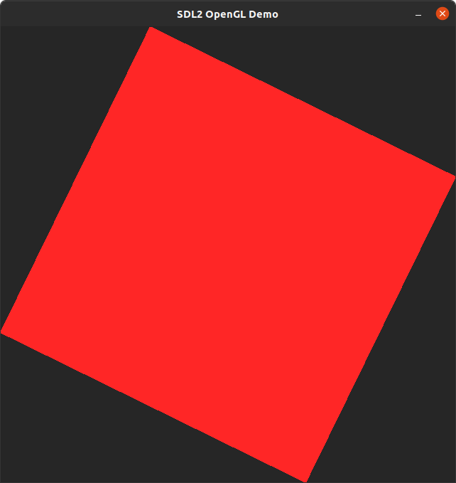 SDL2 OpenGL Demo